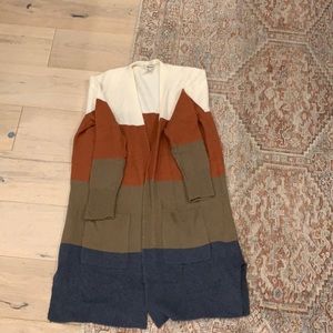 Madewell Kent Colorblock Cardigan XS